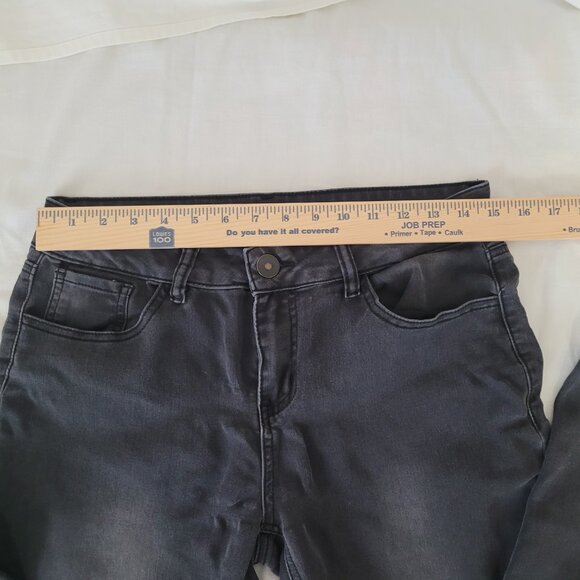 Black Skinny Jeans Size 11 Love Fire - Picture 7 of 12